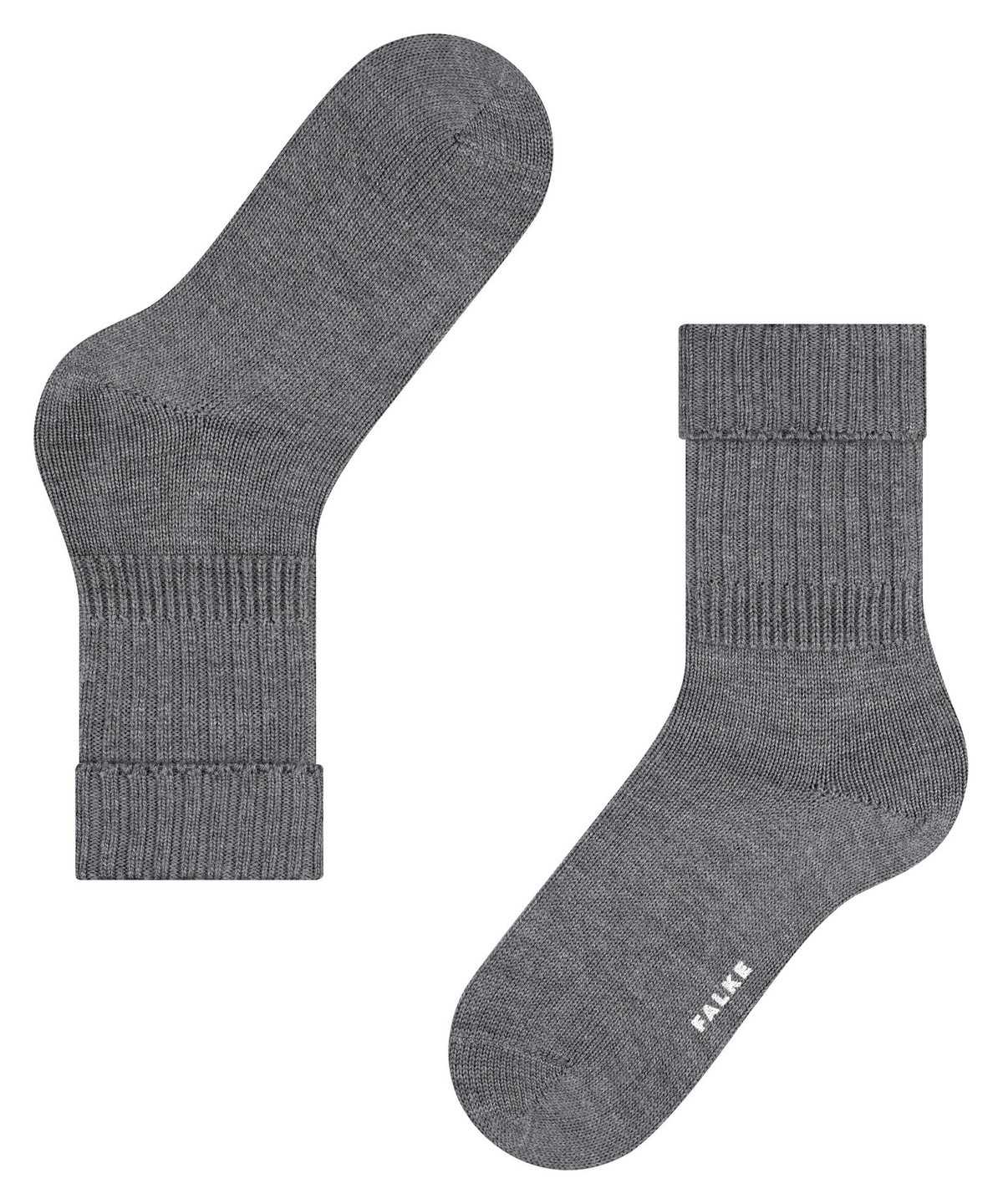 Falke Striggings Rib Boot socks Socken Damen Grau | 2837965-FH