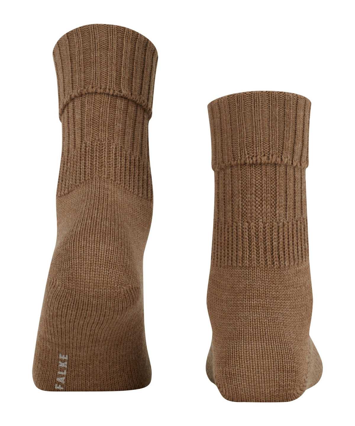 Falke Striggings Rib Boot socks Socken Damen Braun | 0213975-SU