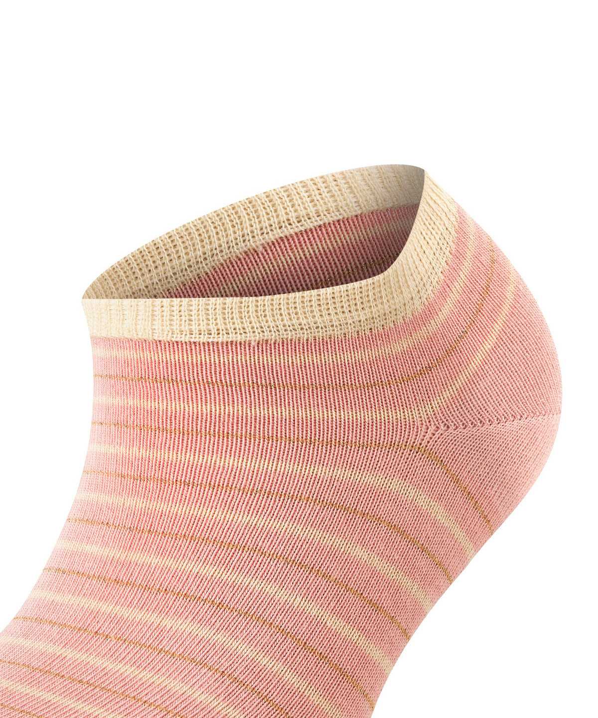 Falke Stripe Shimmer Sneaker Socks Socken Damen Rosa | 3598071-GK