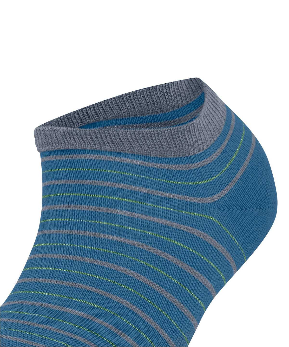 Falke Stripe Shimmer Sneaker Socks Socken Damen Blau | 3192860-FA