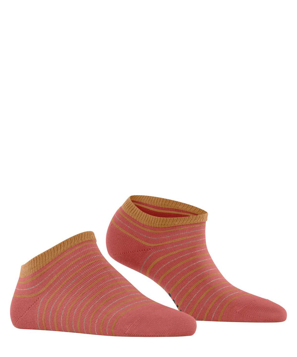 Falke Stripe Shimmer Sneaker Socks Socken Damen Rot | 9658437-YV