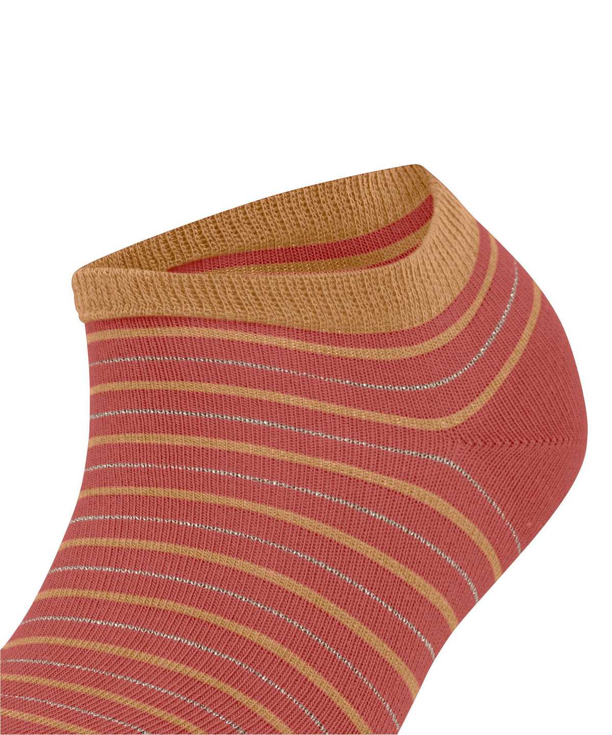 Falke Stripe Shimmer Sneaker Socks Socken Damen Rot | 9658437-YV