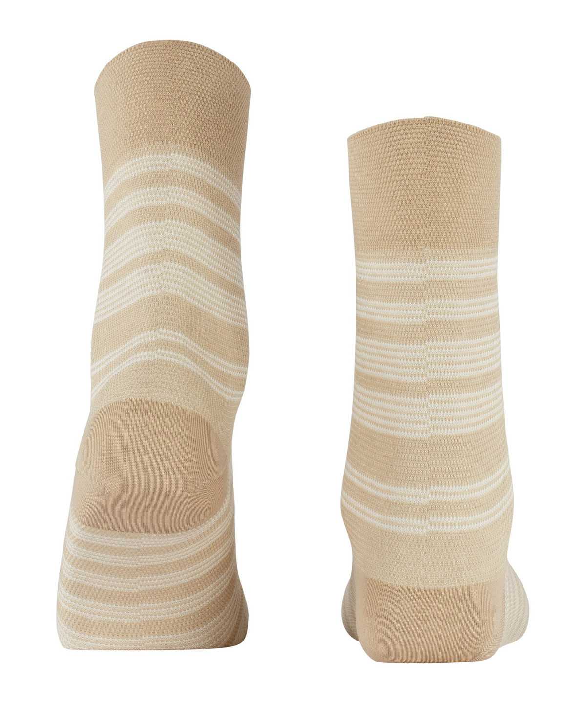 Falke Sunset Stripe Socks Socken Damen Beige | 8974025-HV