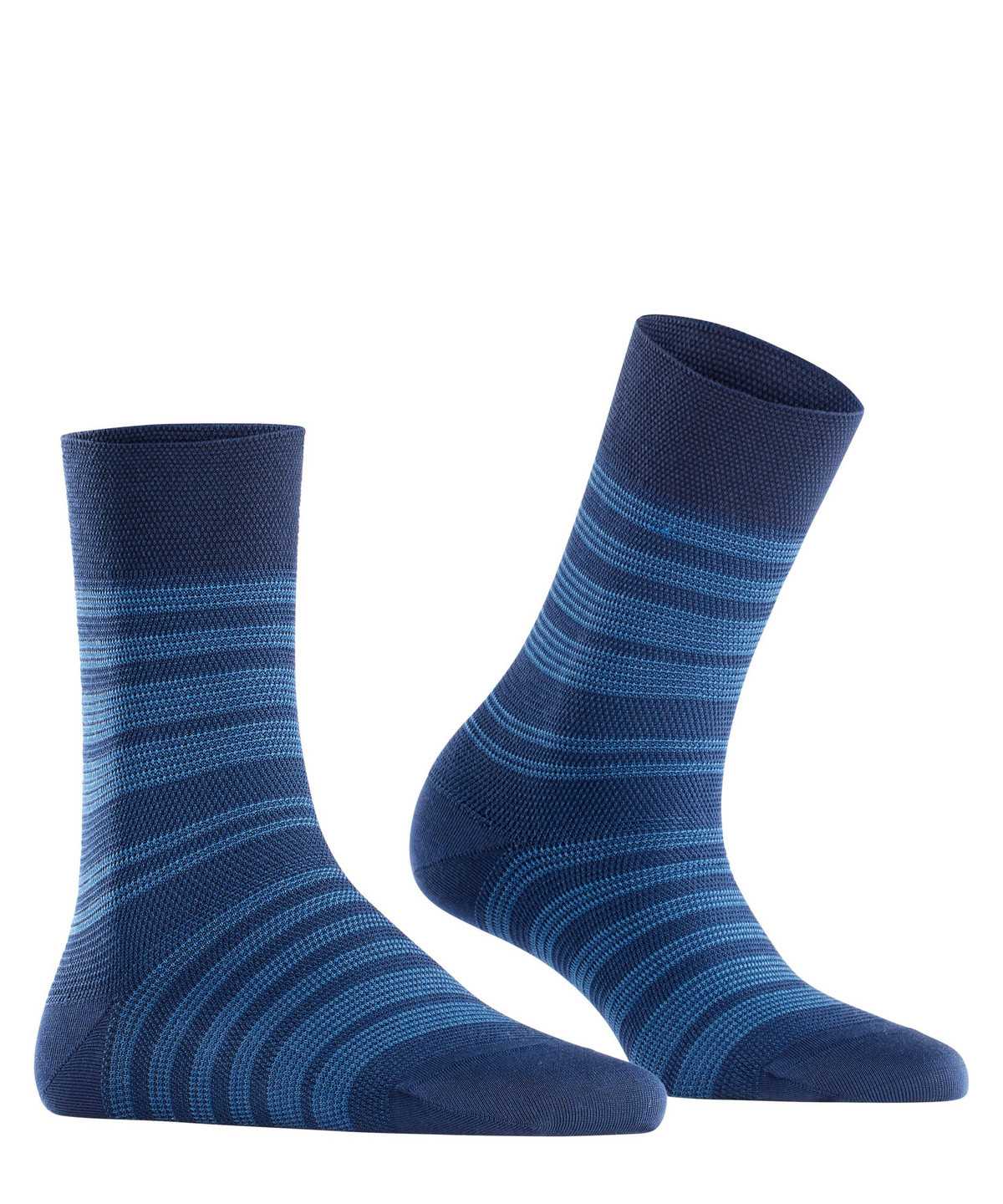 Falke Sunset Stripe Socks Socken Damen Blau | 7943620-LF