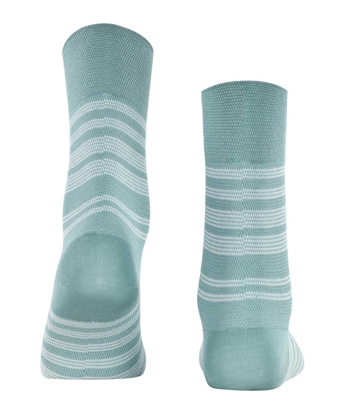 Falke Sunset Stripe Socks Socken Damen Grün | 8421967-KS