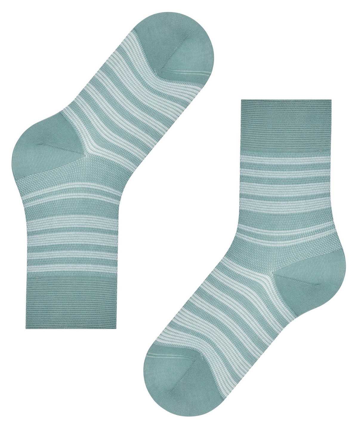 Falke Sunset Stripe Socks Socken Damen Grün | 8421967-KS