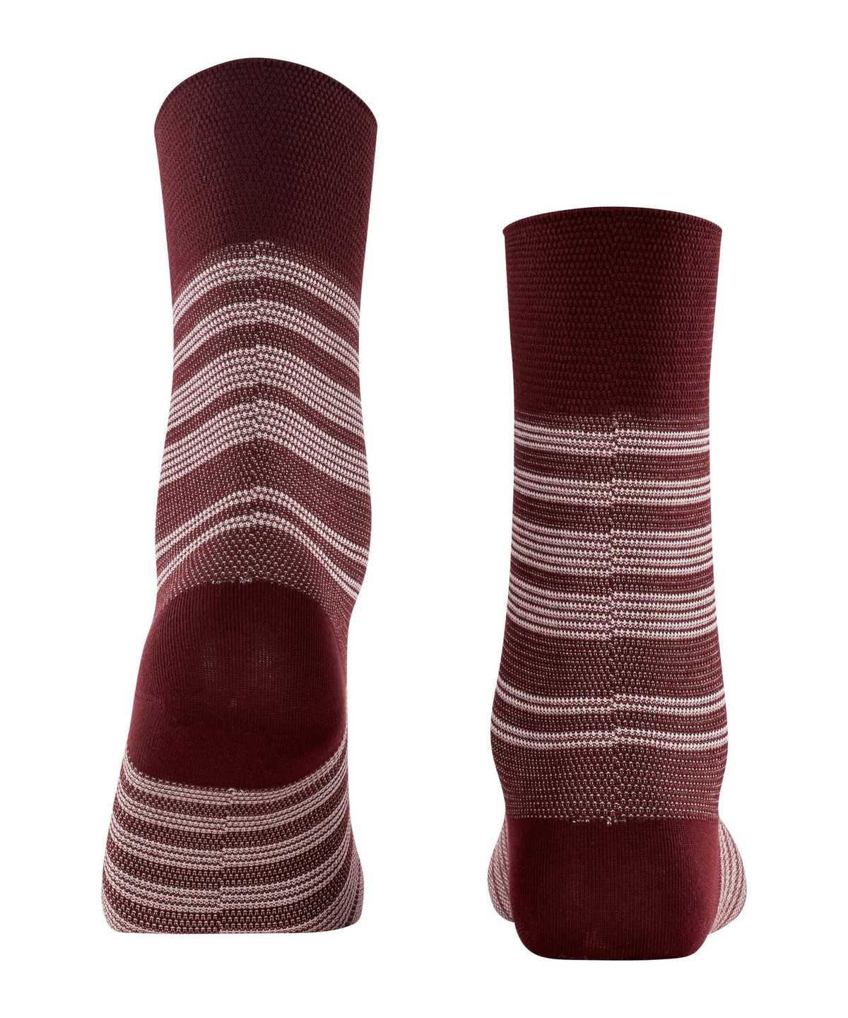 Falke Sunset Stripe Socks Socken Damen Rot | 7520934-MY