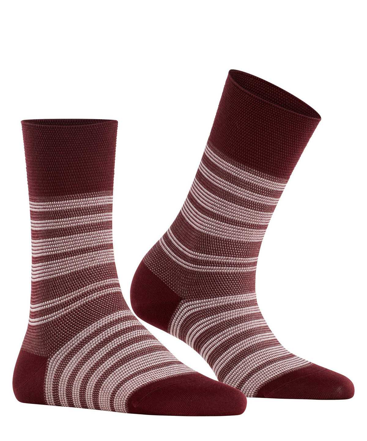 Falke Sunset Stripe Socks Socken Damen Rot | 7520934-MY