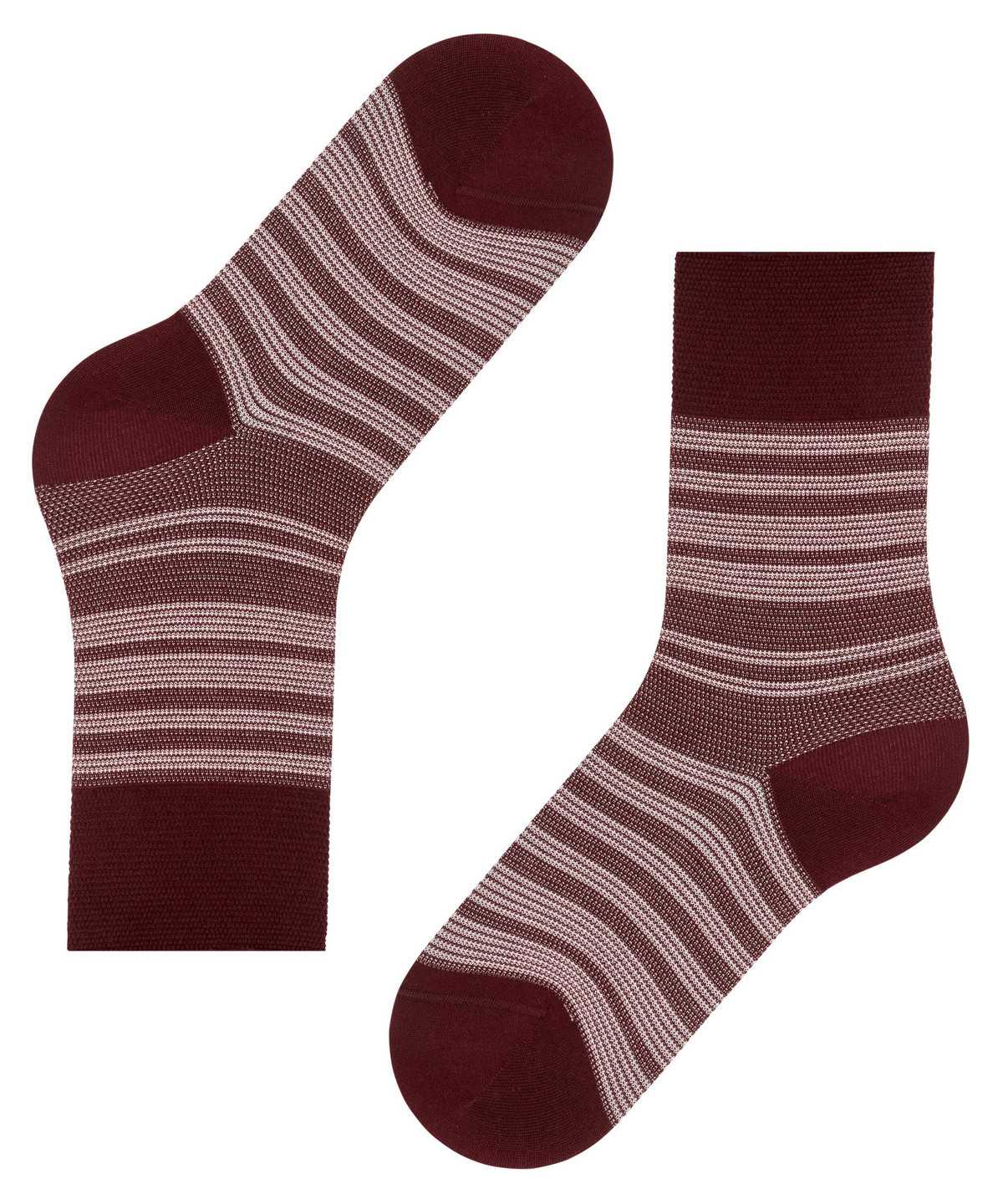 Falke Sunset Stripe Socks Socken Damen Rot | 7520934-MY