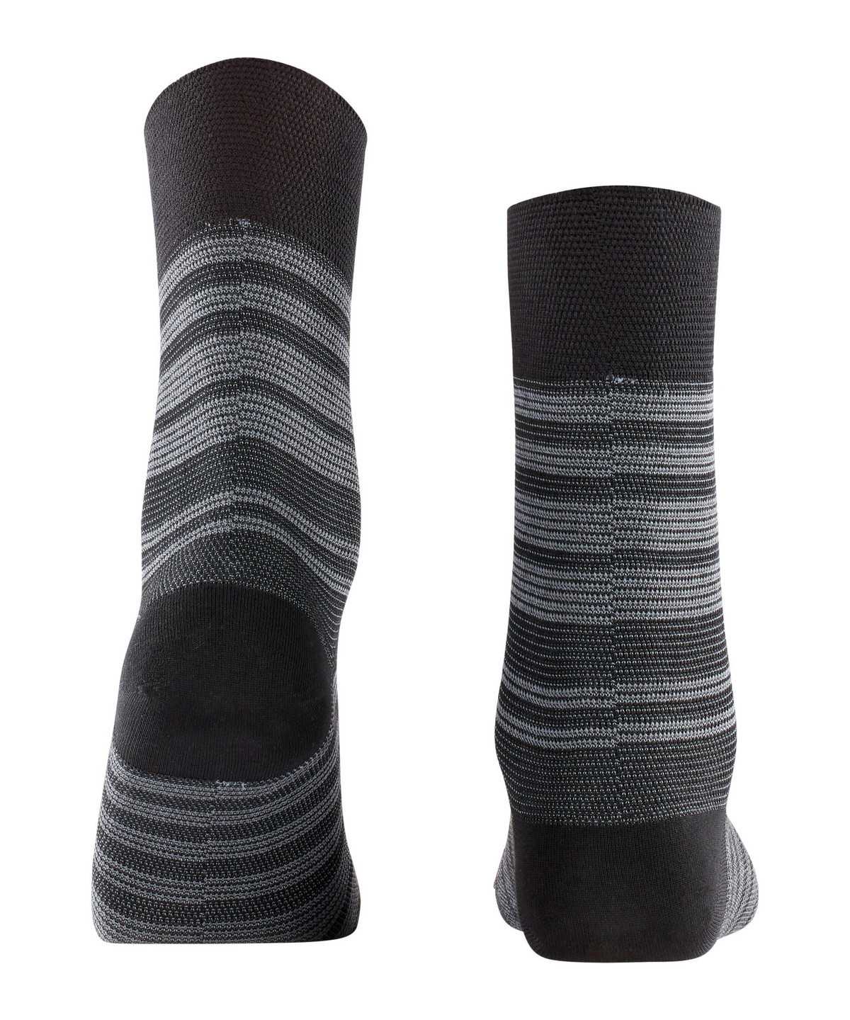 Falke Sunset Stripe Socks Socken Damen Schwarz | 8394710-WZ