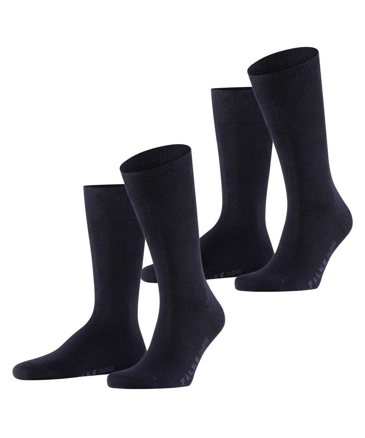 Falke Swing 2-Pack Socks Socken Herren Blau | 1873924-TV