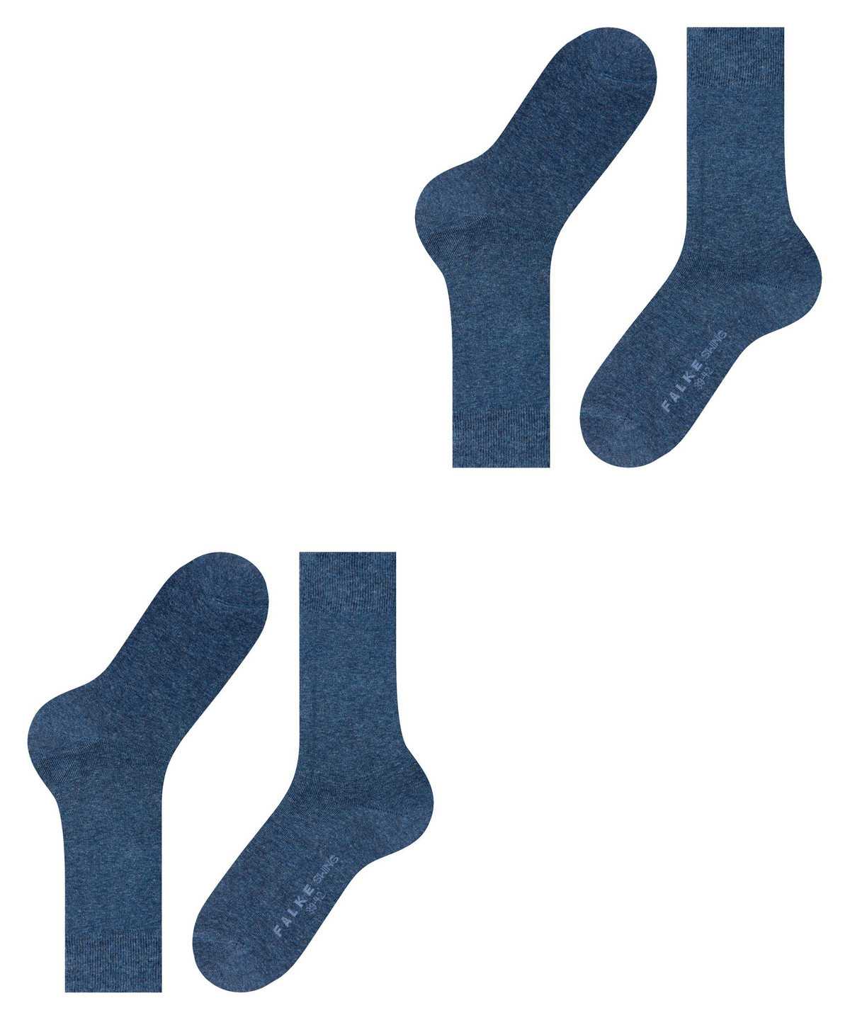 Falke Swing 2-Pack Socks Socken Herren Blau | 2608497-AM