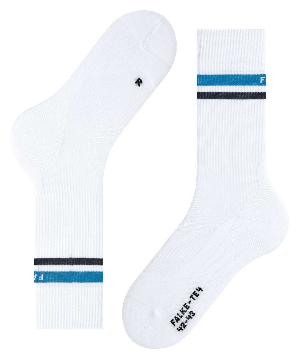 Falke TE4 Classic Tennis Socks Socken Herren Weiß | 6308921-WZ