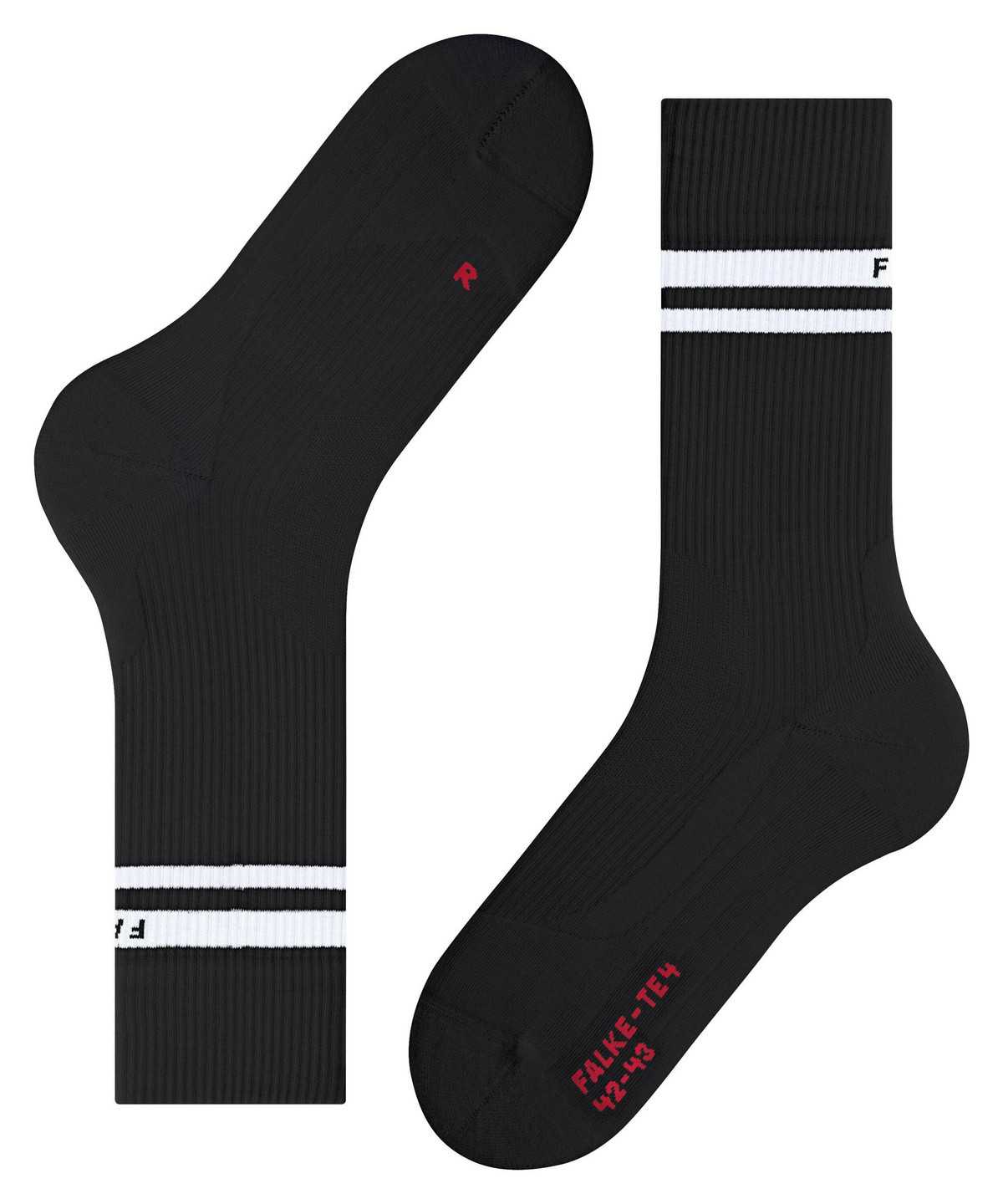 Falke TE4 Classic Tennis Socks Socken Herren Schwarz | 4329168-NQ