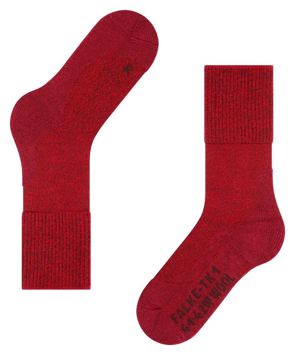 Falke TK1 Adventure Wool Trekking Socks Sports Socks Damen Rot | 7830156-GS