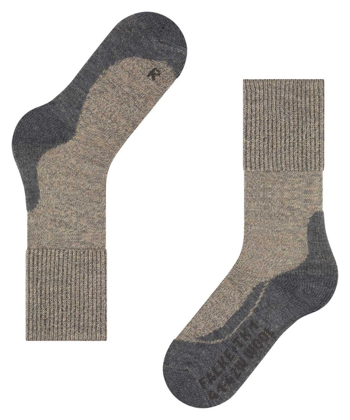 Falke TK1 Adventure Wool Trekking Socks Socken Herren Beige | 9704583-FV