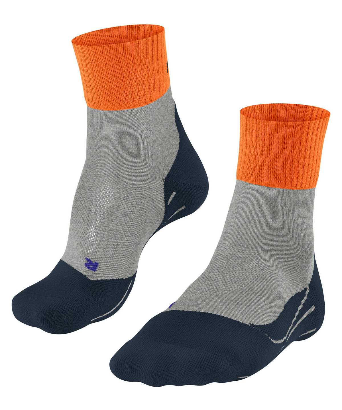 Falke TK2 Explore Cool Short Trekking Short sock Socken Herren Grau | 1074359-DW