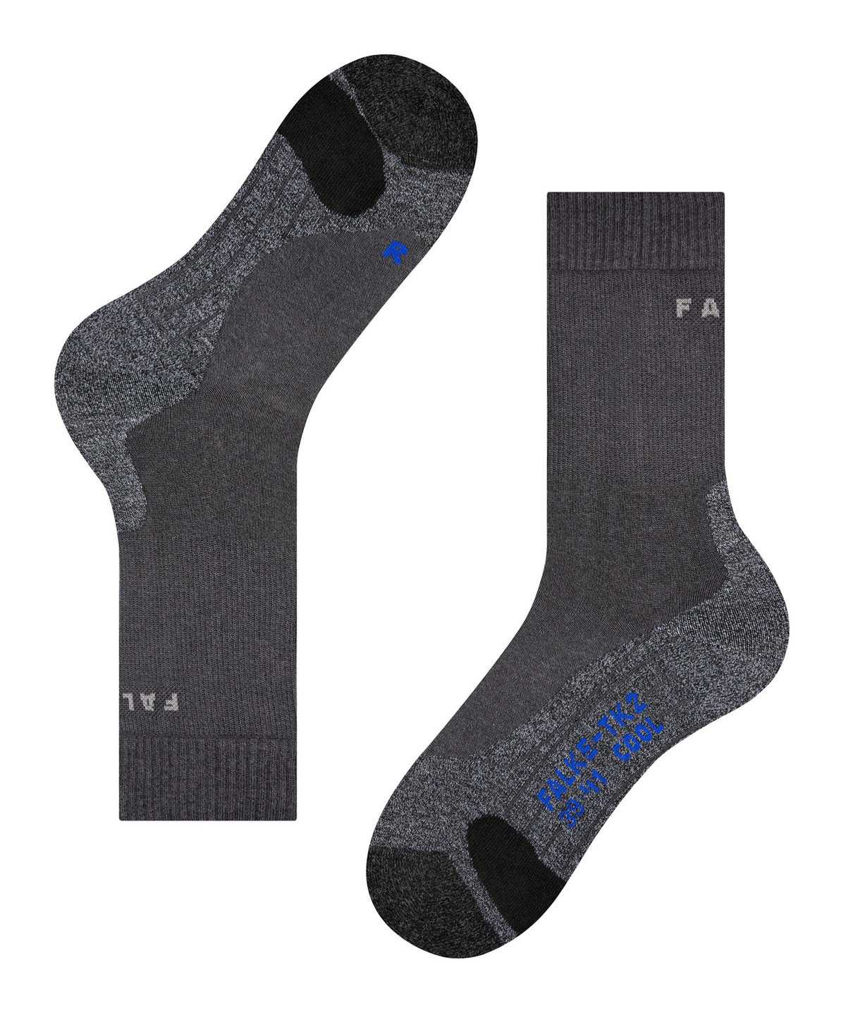 Falke TK2 Explore Cool Trekking Socks Socken Herren Grau | 8093512-FW