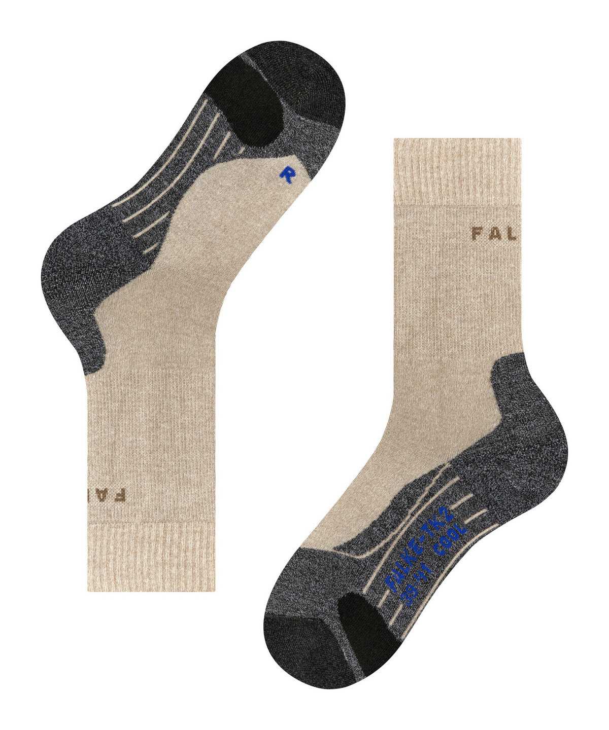 Falke TK2 Explore Cool Trekking Socks Socken Herren Beige | 0256834-SQ