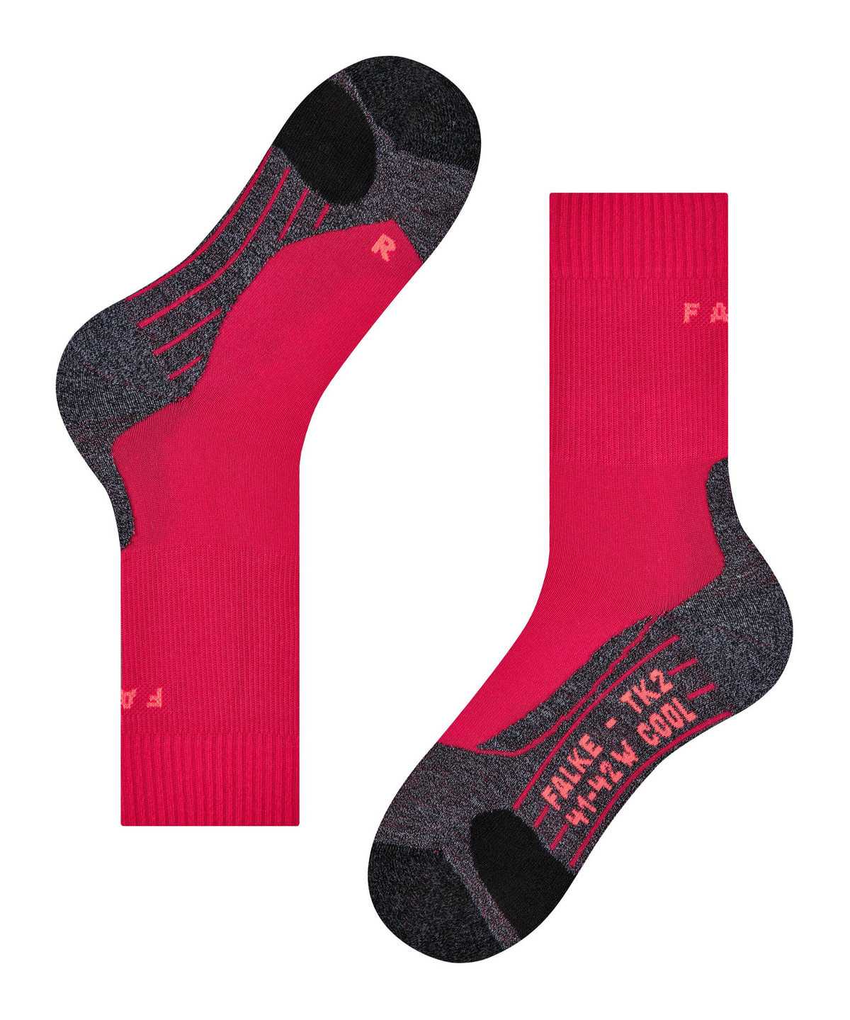 Falke TK2 Explore Cool Trekking Socks Sports Socks Damen Rot | 5086941-GM