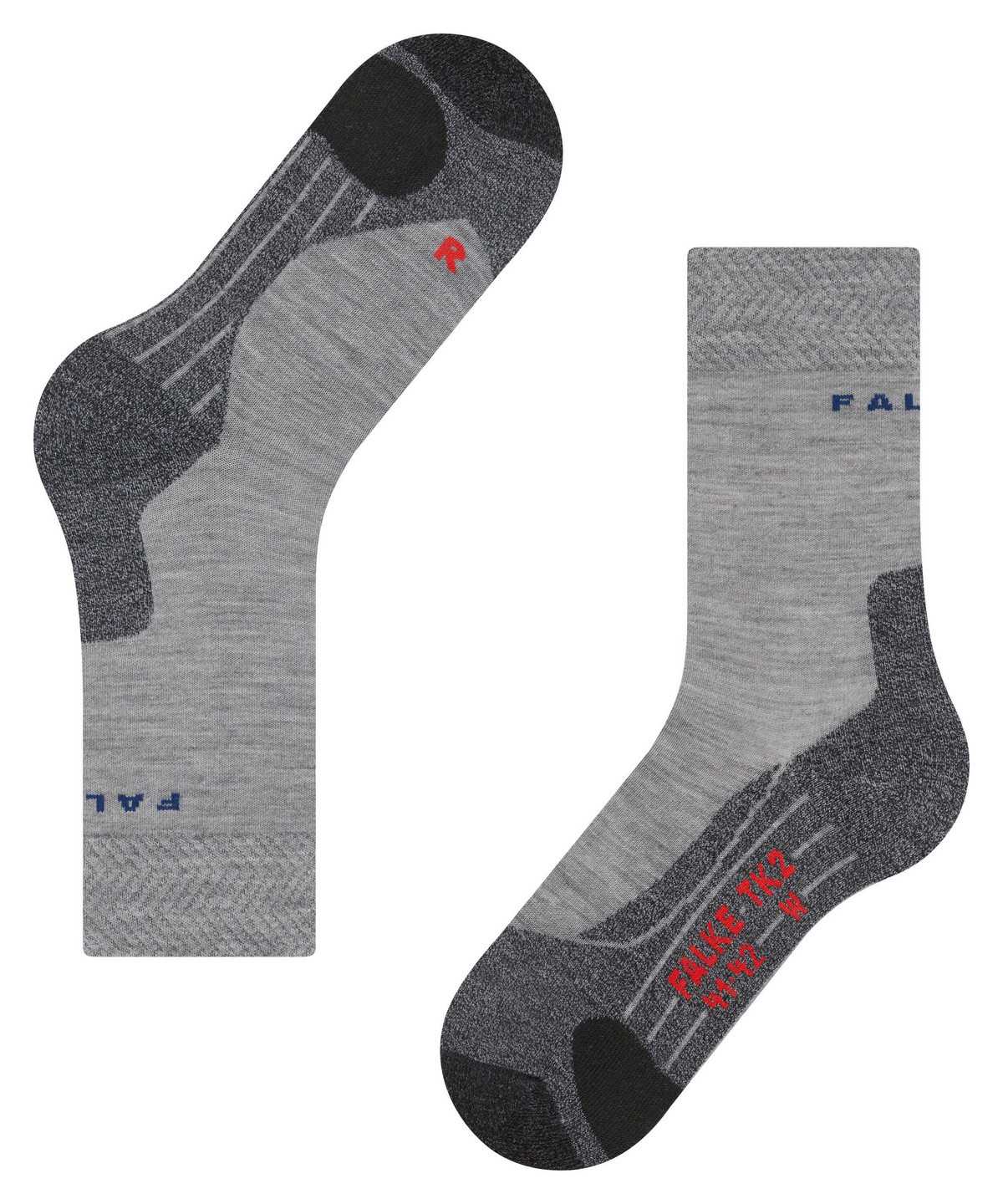 Falke TK2 Explore Melange Trekking Socks Sports Socks Damen Grau | 0691728-KV