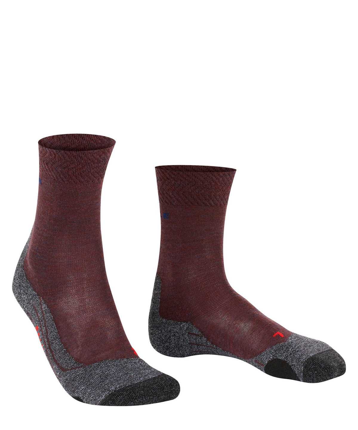 Falke TK2 Explore Melange Trekking Socks Sports Socks Damen Rot | 3520981-OW