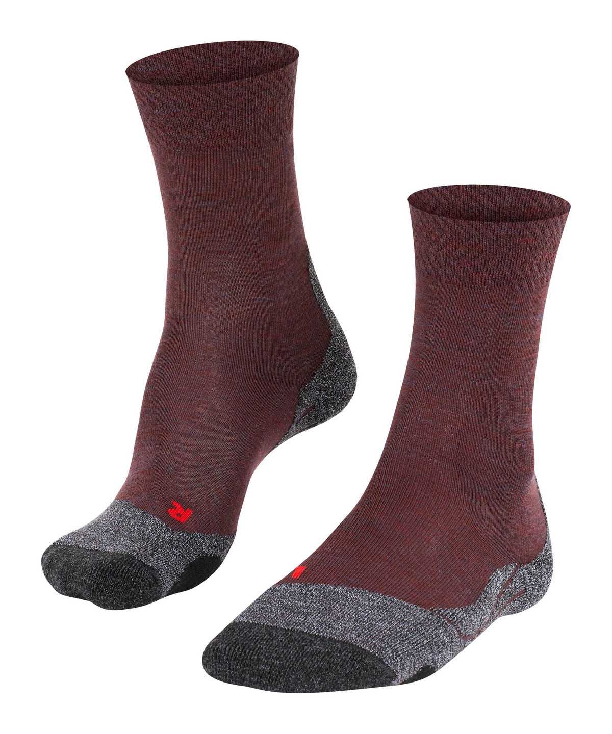 Falke TK2 Explore Melange Trekking Socks Sports Socks Damen Rot | 3520981-OW