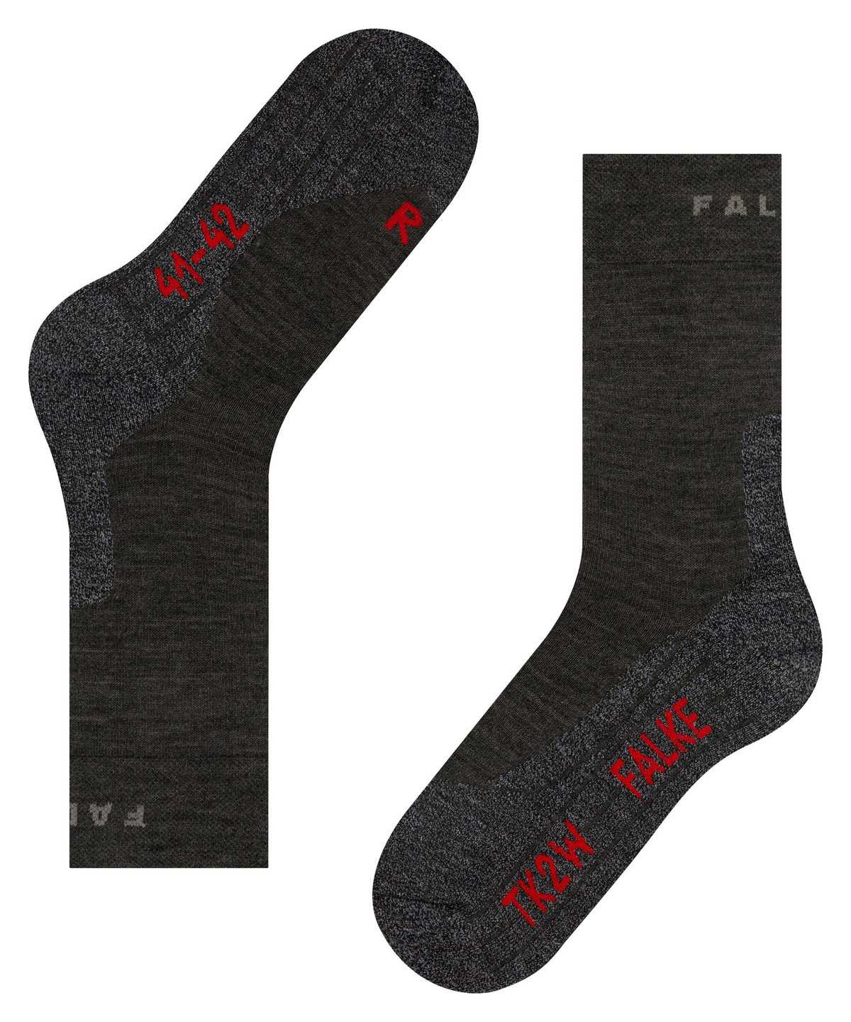 Falke TK2 Explore Sensitive Trekking Socks Sports Socks Damen Grau | 1365297-BN