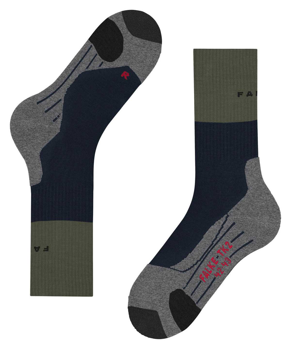 Falke TK2 Explore Trekking Socks Socken Herren Blau | 5180276-NU