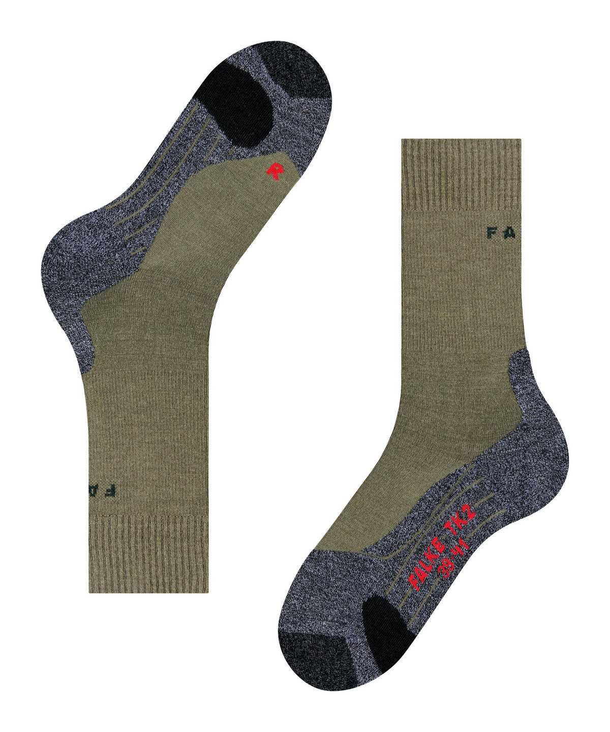 Falke TK2 Explore Trekking Socks Socken Herren Grün | 6197205-EG