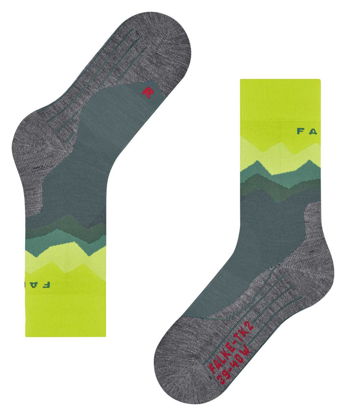 Falke TK2 Explore Trekking Socks Socken Herren Grau | 4782519-PM