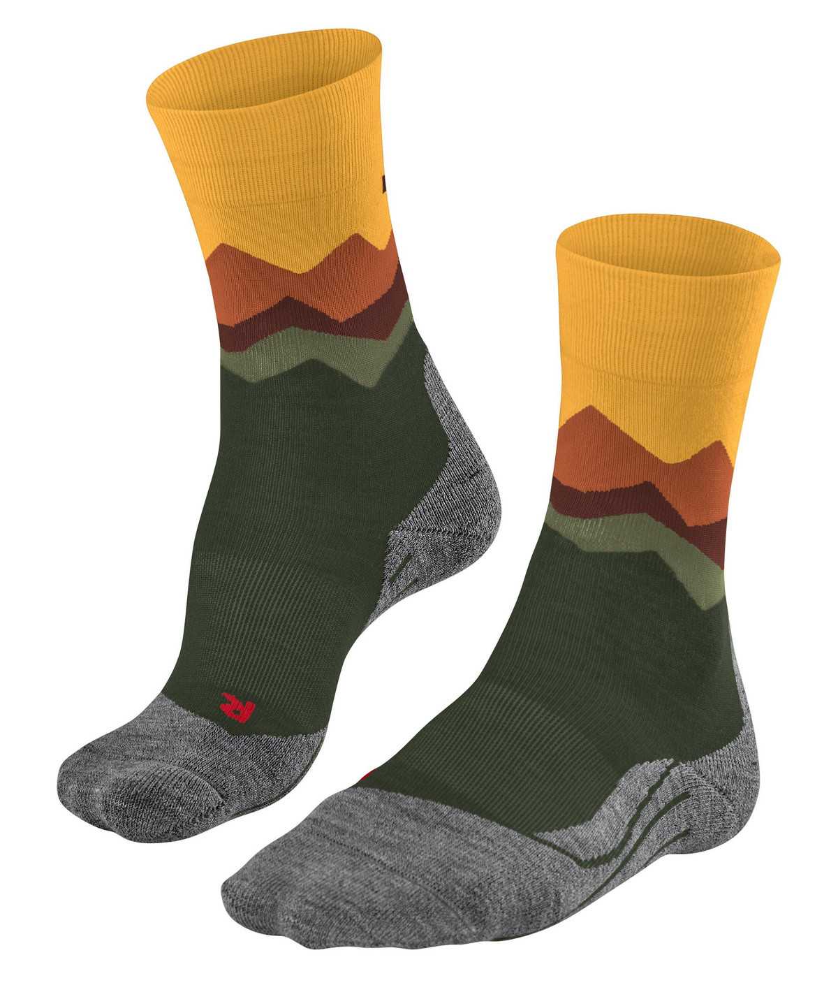 Falke TK2 Explore Trekking Socks Socken Herren Grün | 5816479-UA