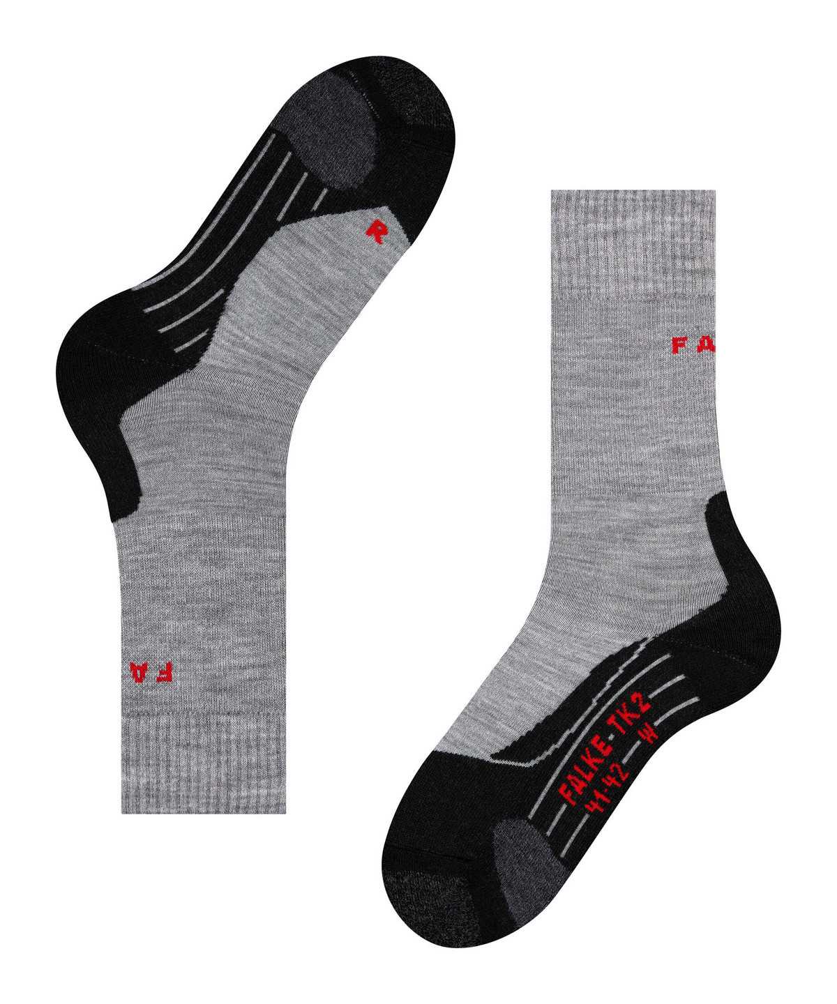 Falke TK2 Explore Trekking Socks Socken Herren Grau | 7641953-IO