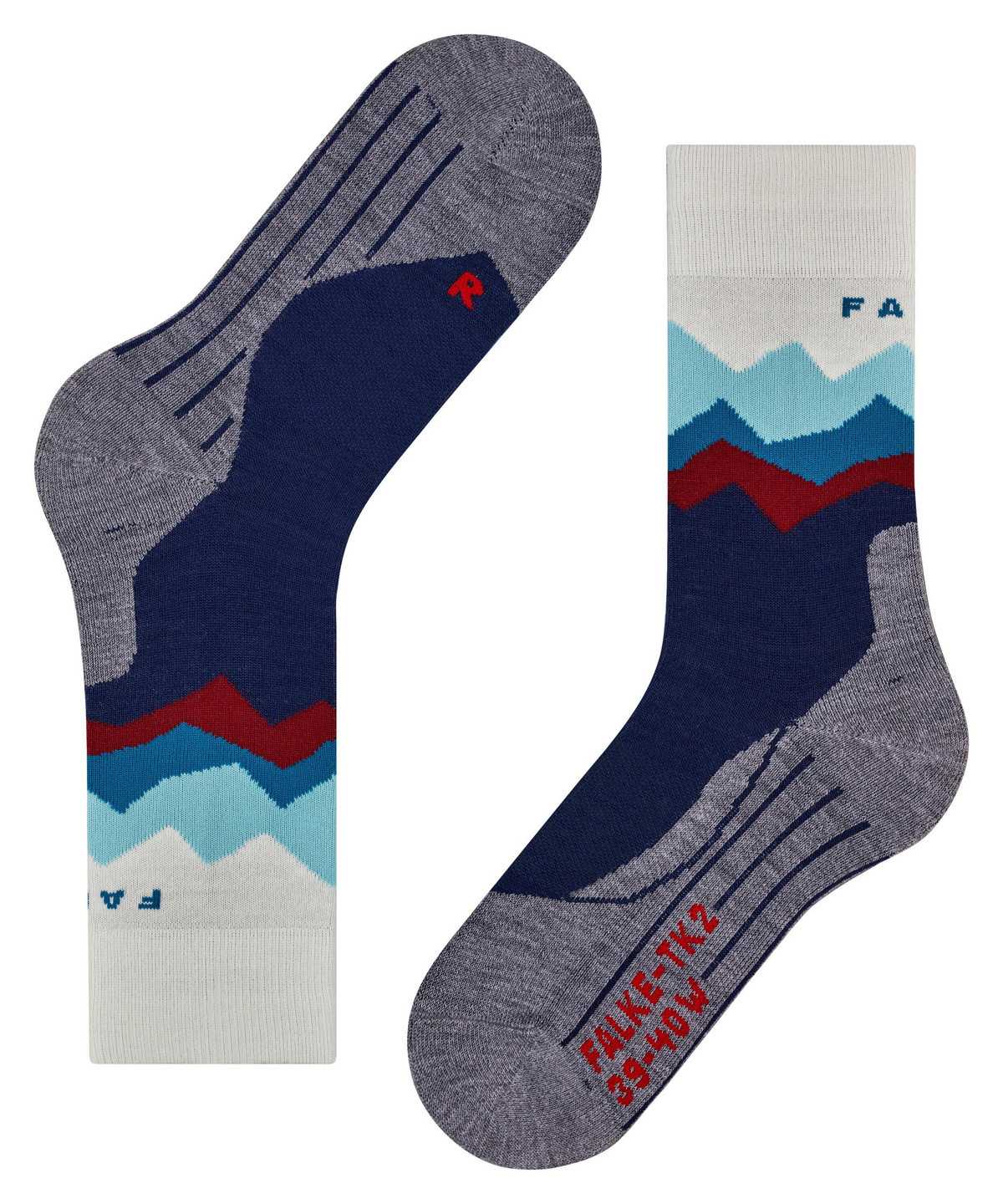 Falke TK2 Explore Trekking Socks Sports Socks Damen Blau | 3261079-FY