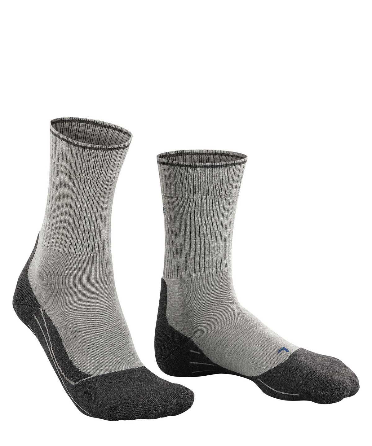 Falke TK2 Explore Wool Silk Trekking Socks Socken Herren Grau | 1650873-WQ