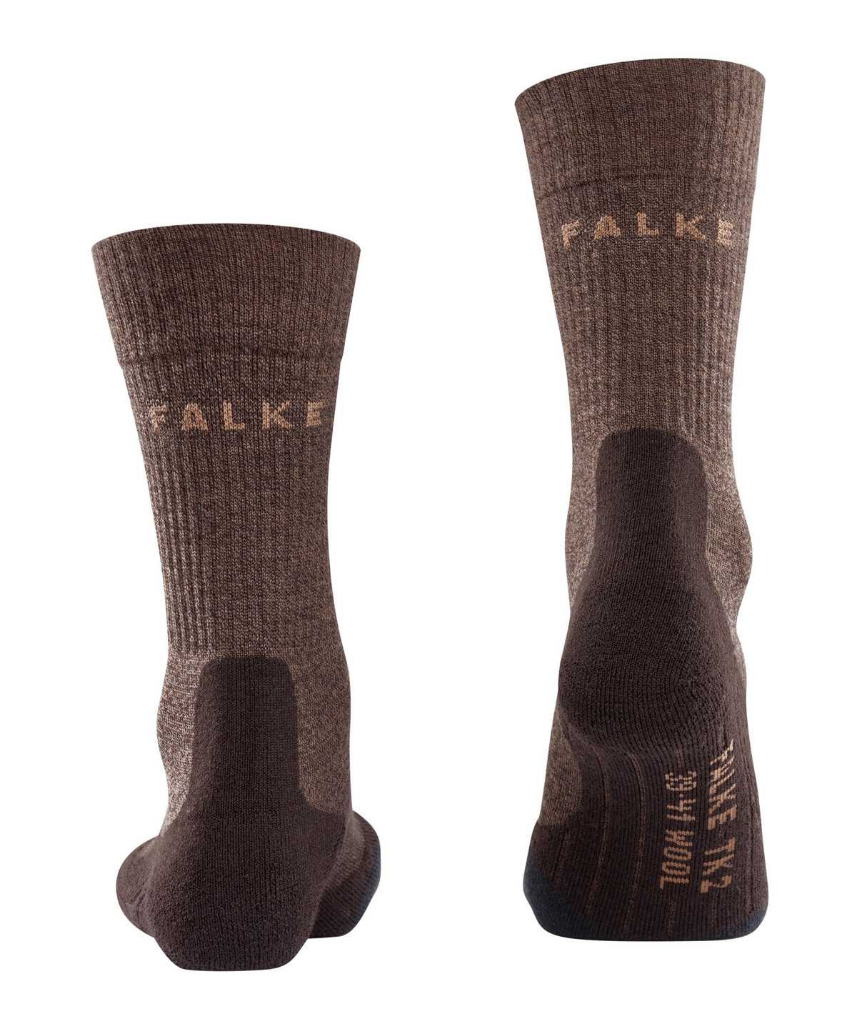 Falke TK2 Explore Wool Trekking Socks Socken Herren Braun | 2108563-PM