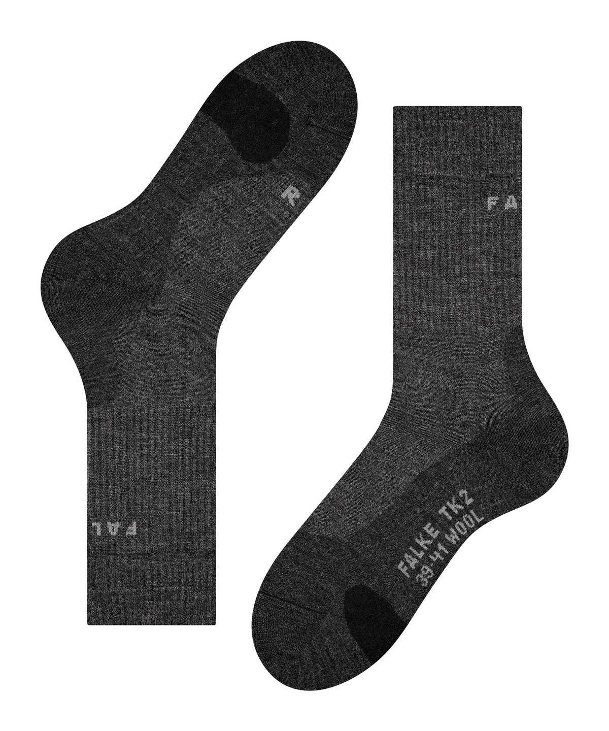 Falke TK2 Explore Wool Trekking Socks Socken Herren Grau | 3892460-MR