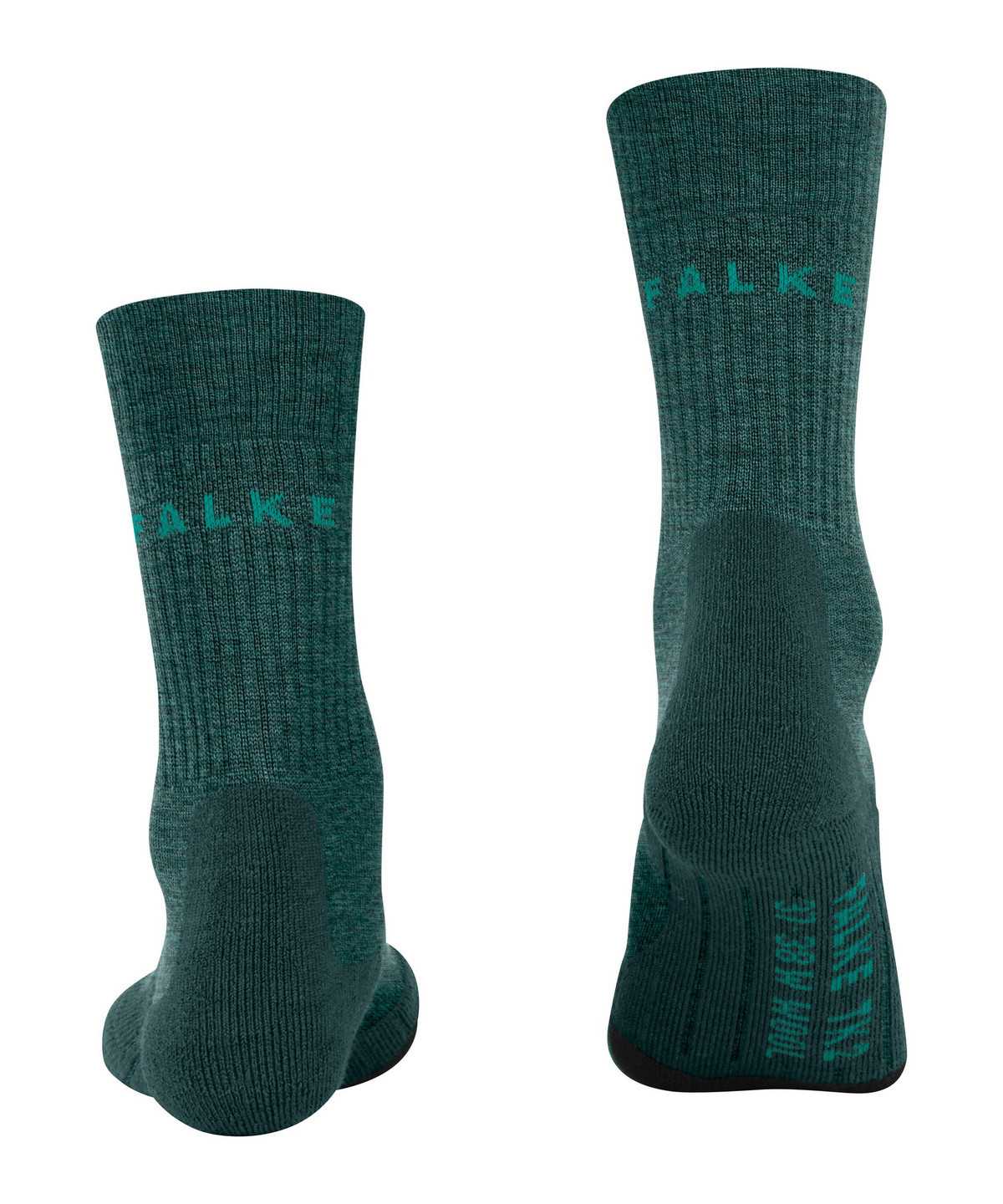 Falke TK2 Explore Wool Trekking Socks Socken Herren Grün | 9108753-XQ