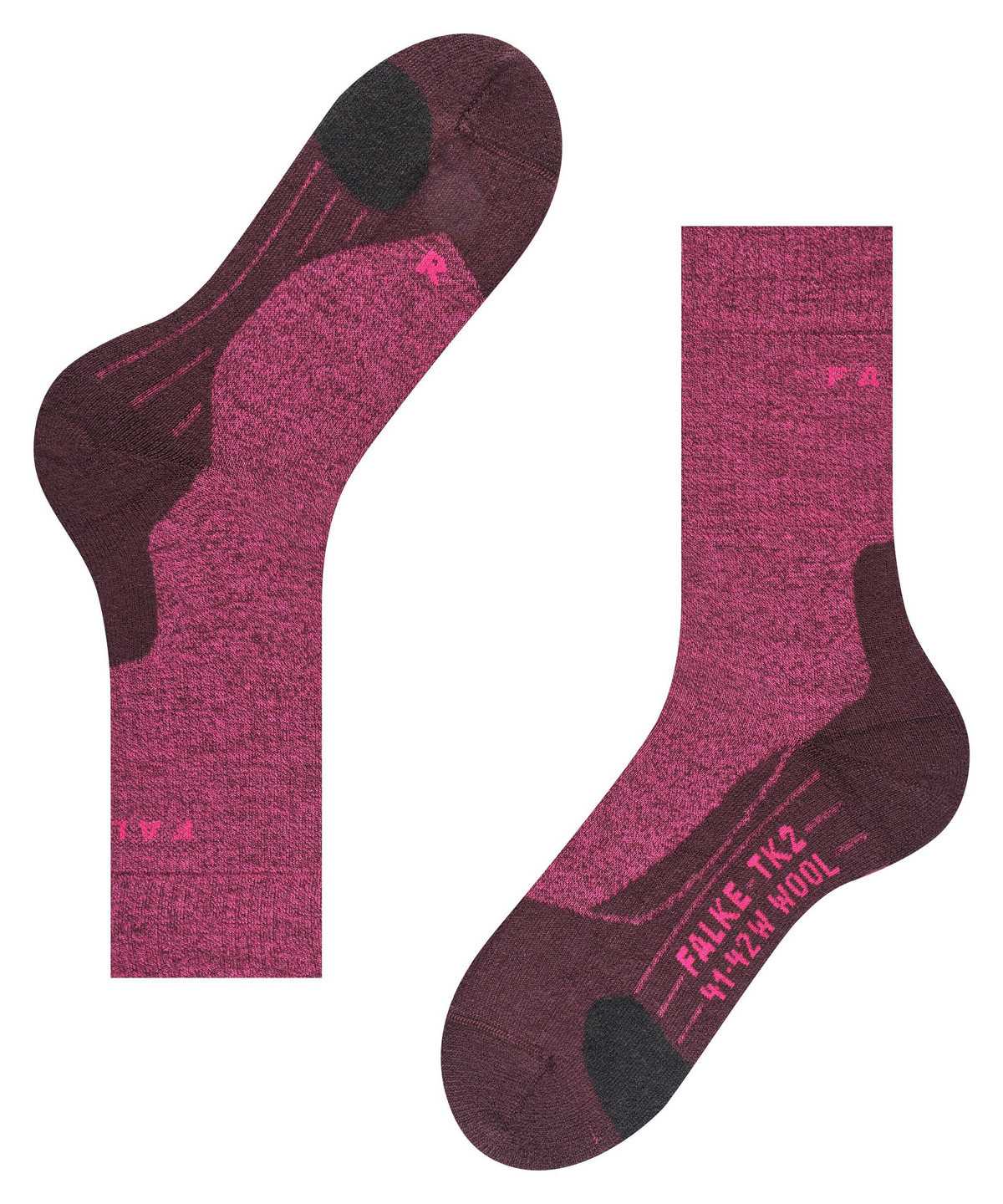 Falke TK2 Explore Wool Trekking Socks Sports Socks Damen Rot | 4125607-BF