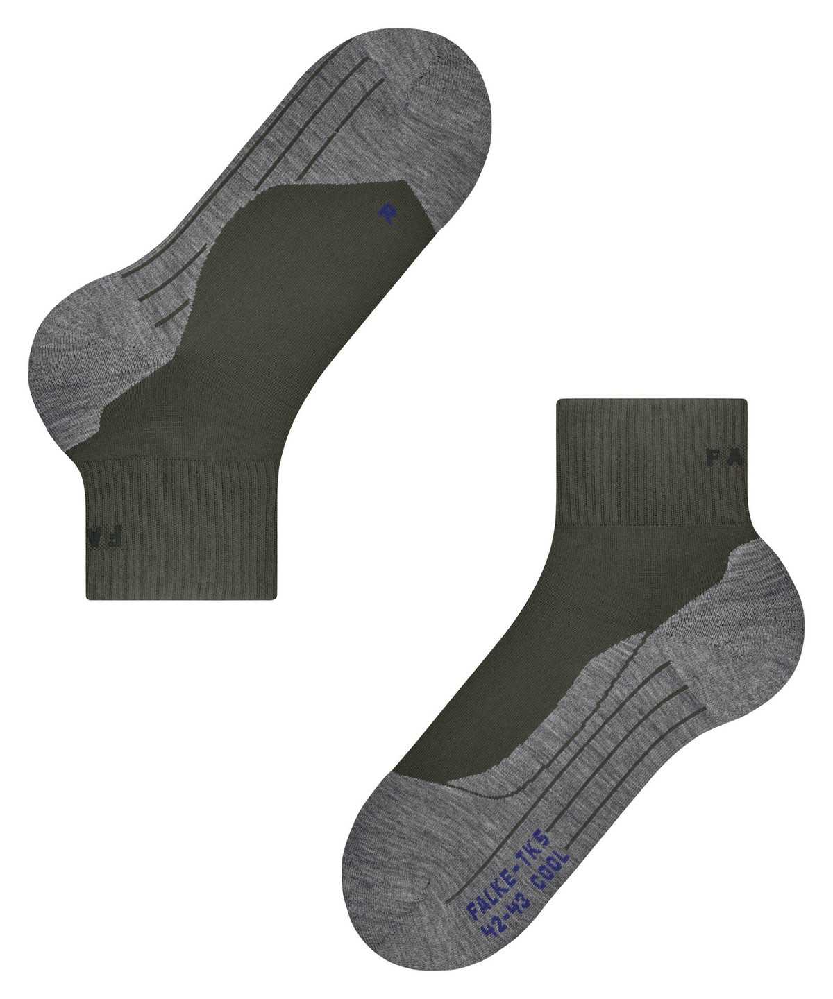 Falke TK5 Wander Cool Short Trekking Short sock Sports Socks Damen Grün | 0479126-LR