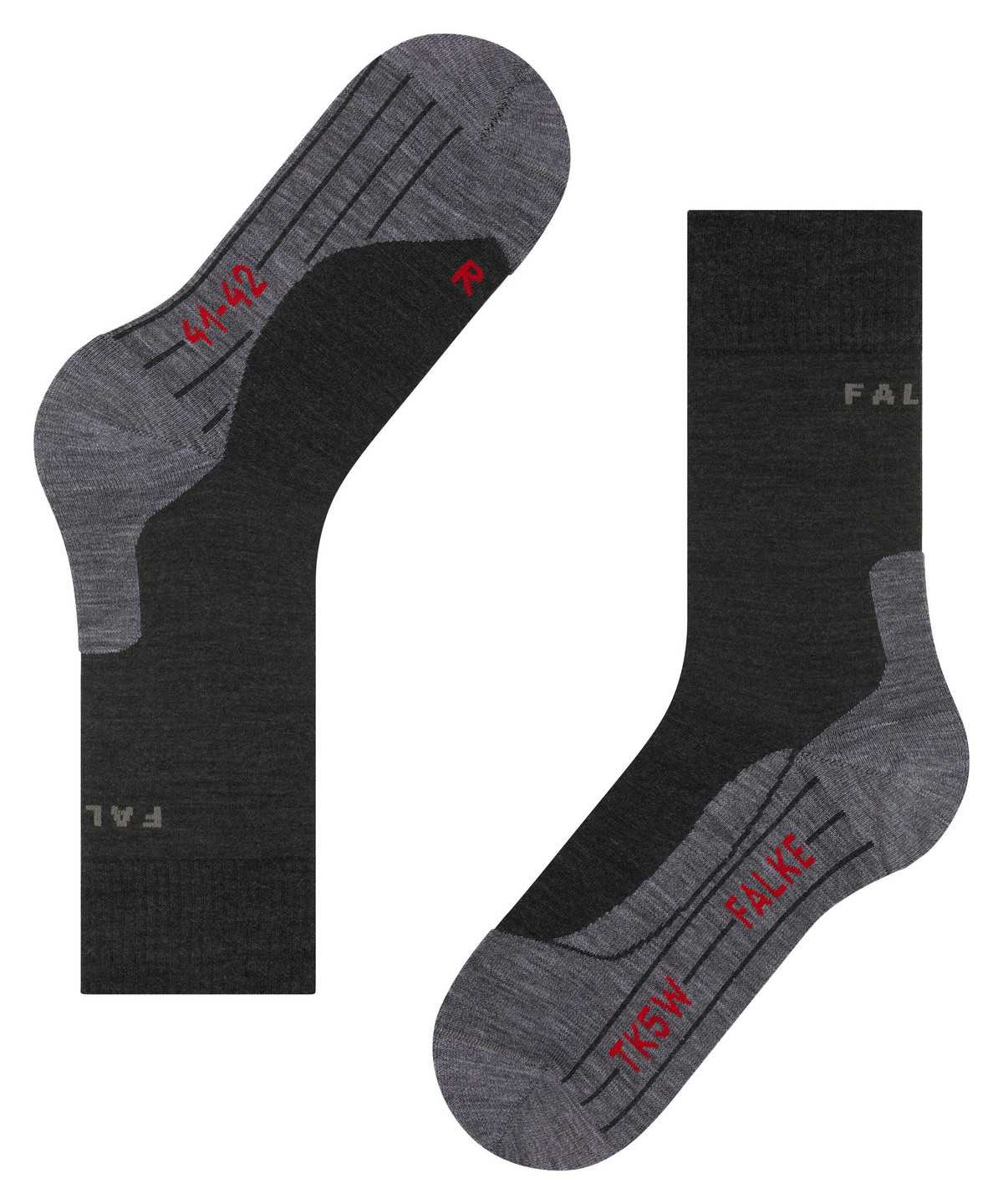 Falke TK5 Wander Trekking Socks Socken Herren Grau | 0789435-ER