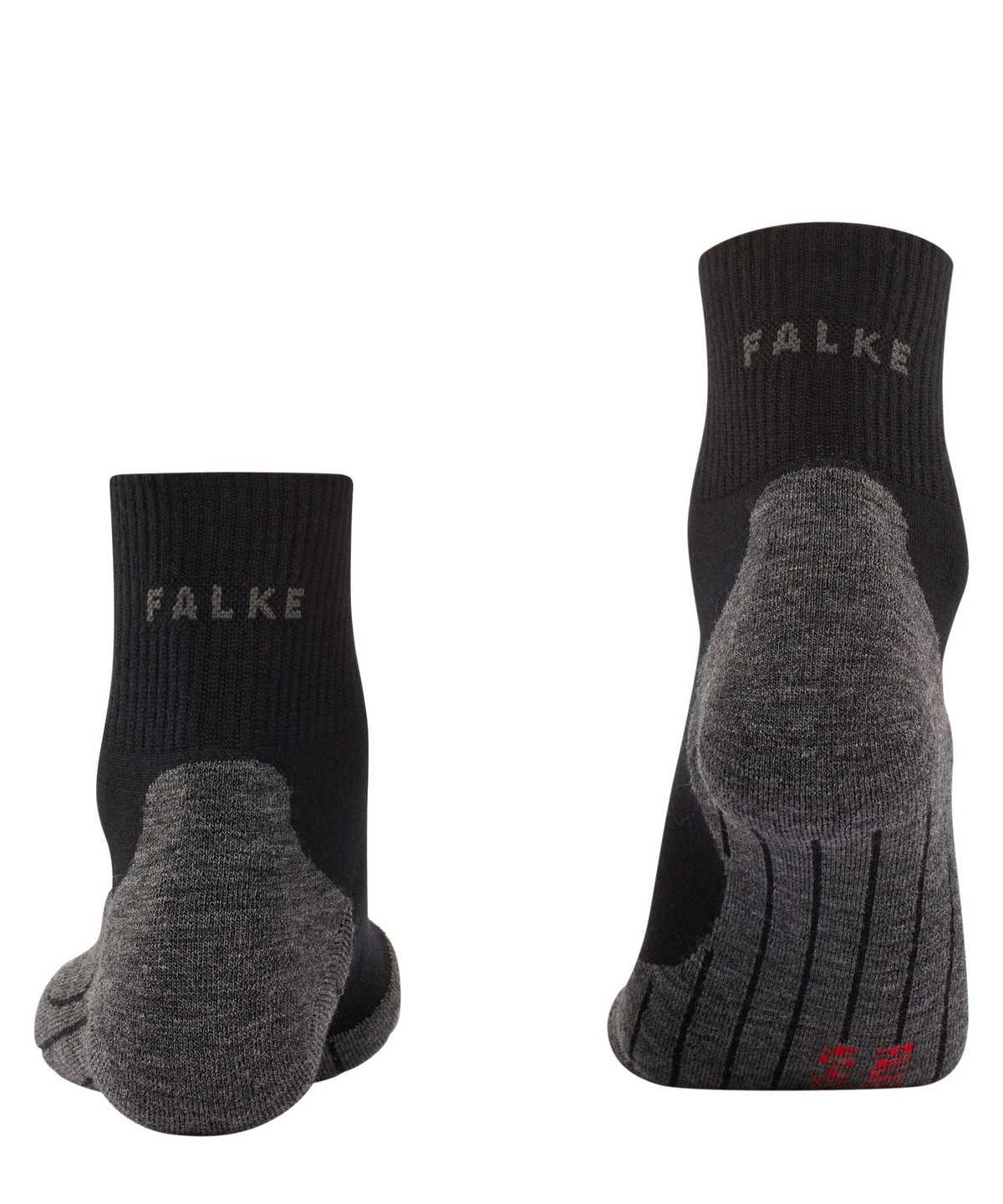 Falke TK5 Wander Wool Short Trekking Short sock Sports Socks Damen Schwarz | 5340629-KE