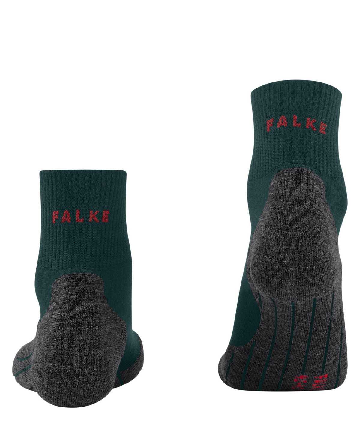 Falke TK5 Wander Wool Short Trekking Short sock Socken Herren Grün | 2351876-HR