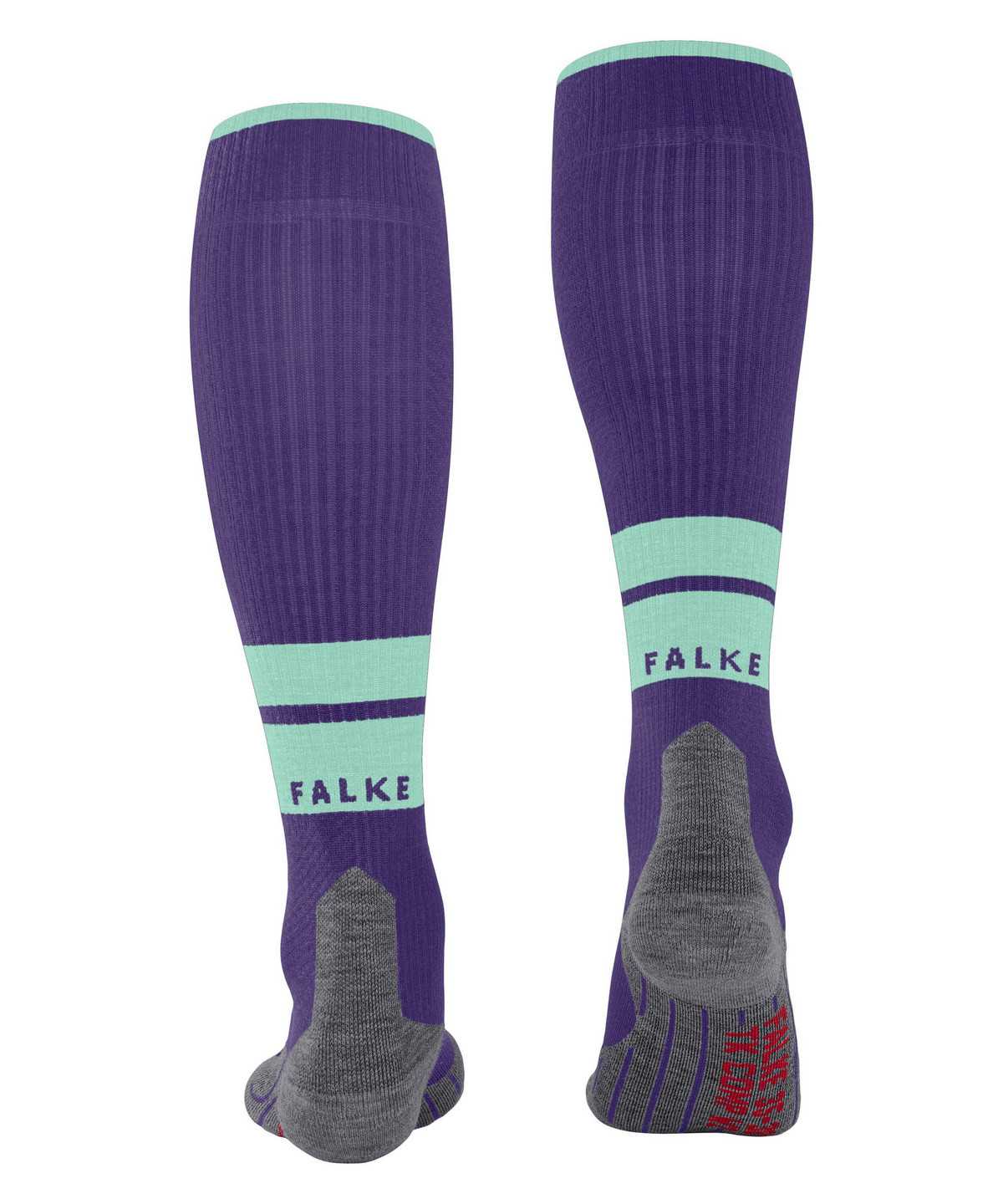 Falke TK Compression Energy Trekking Knee-high Socks Sports Socks Damen Lila | 9621854-RK