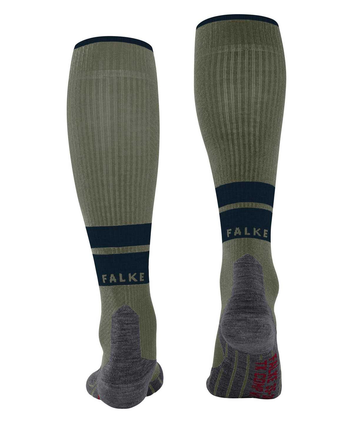 Falke TK Compression Energy Trekking Knee-high Socks Socken Herren Grün | 3451987-SX