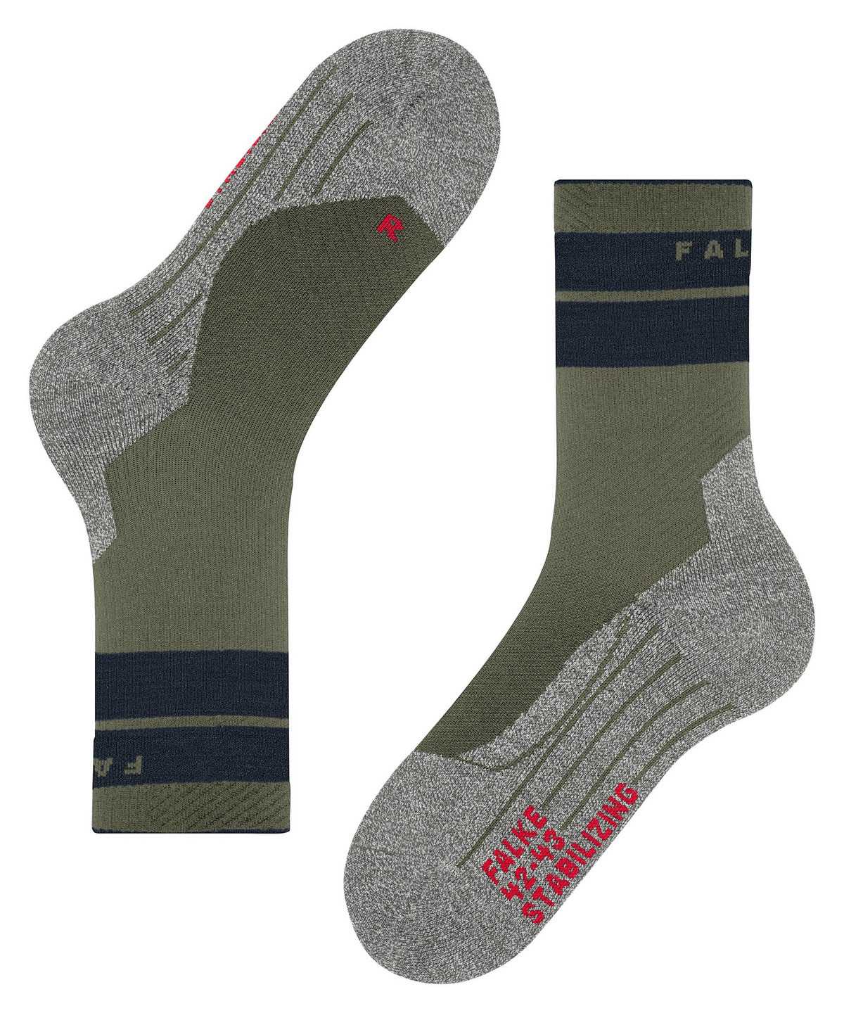 Falke TK Stabilizing Trekking Socks Socken Herren Grün | 5164073-HL