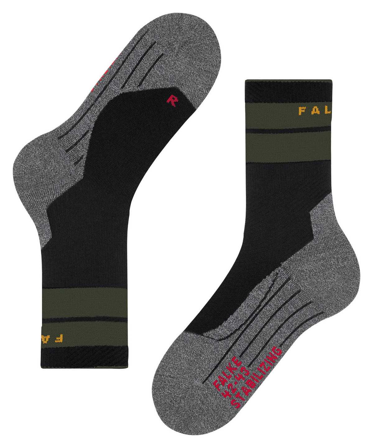 Falke TK Stabilizing Trekking Socks Sports Socks Damen Schwarz | 2075694-DE