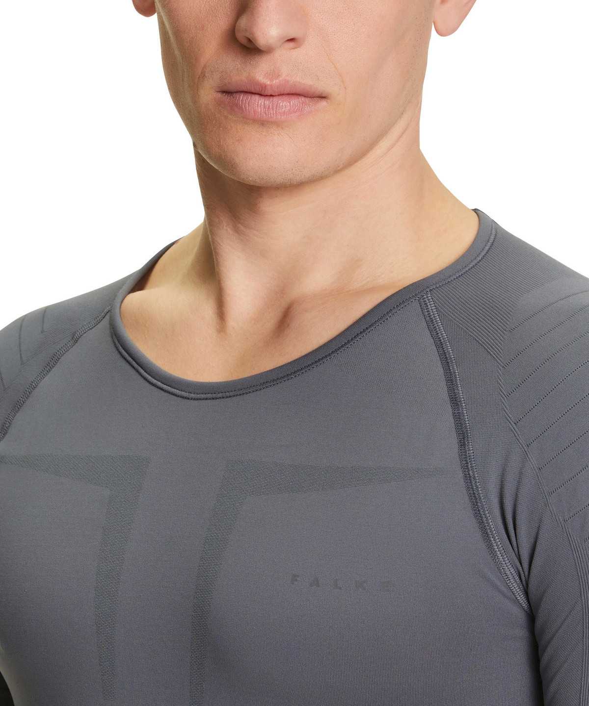 Falke T-Shirt Warm Kurzarmhemd Herren Schwarz | 1380296-IT