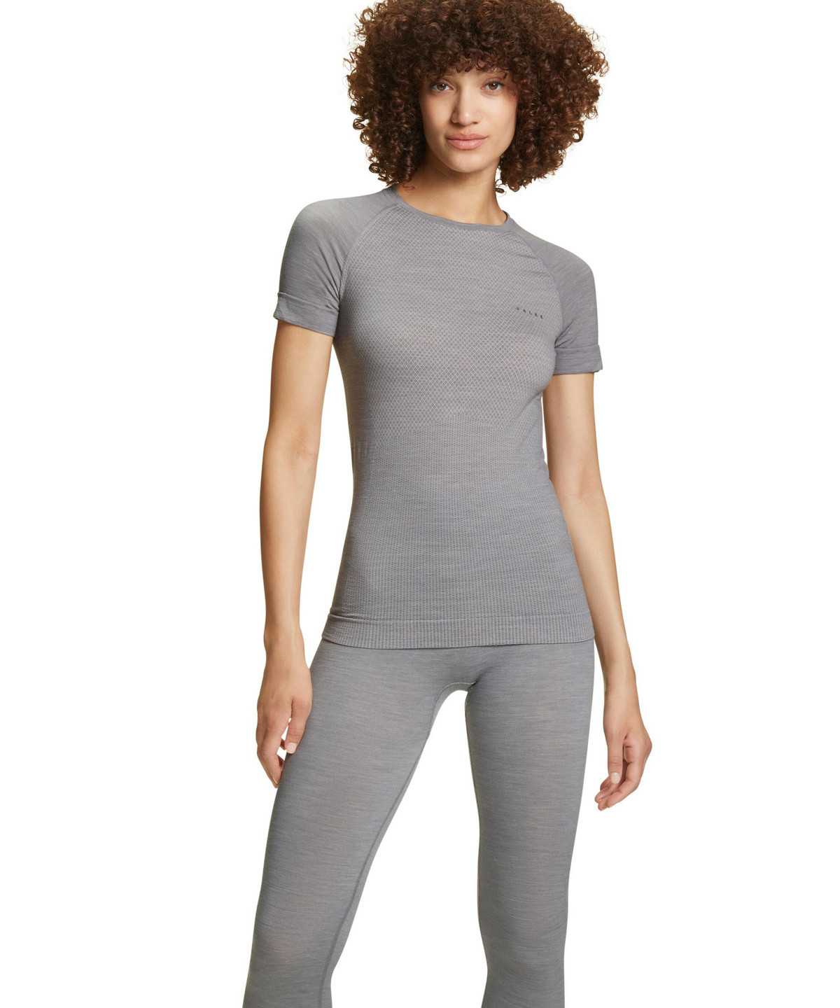 Falke T-Shirt Wool-Tech Light Kurzarmhemd Damen Grau | 2805143-UJ