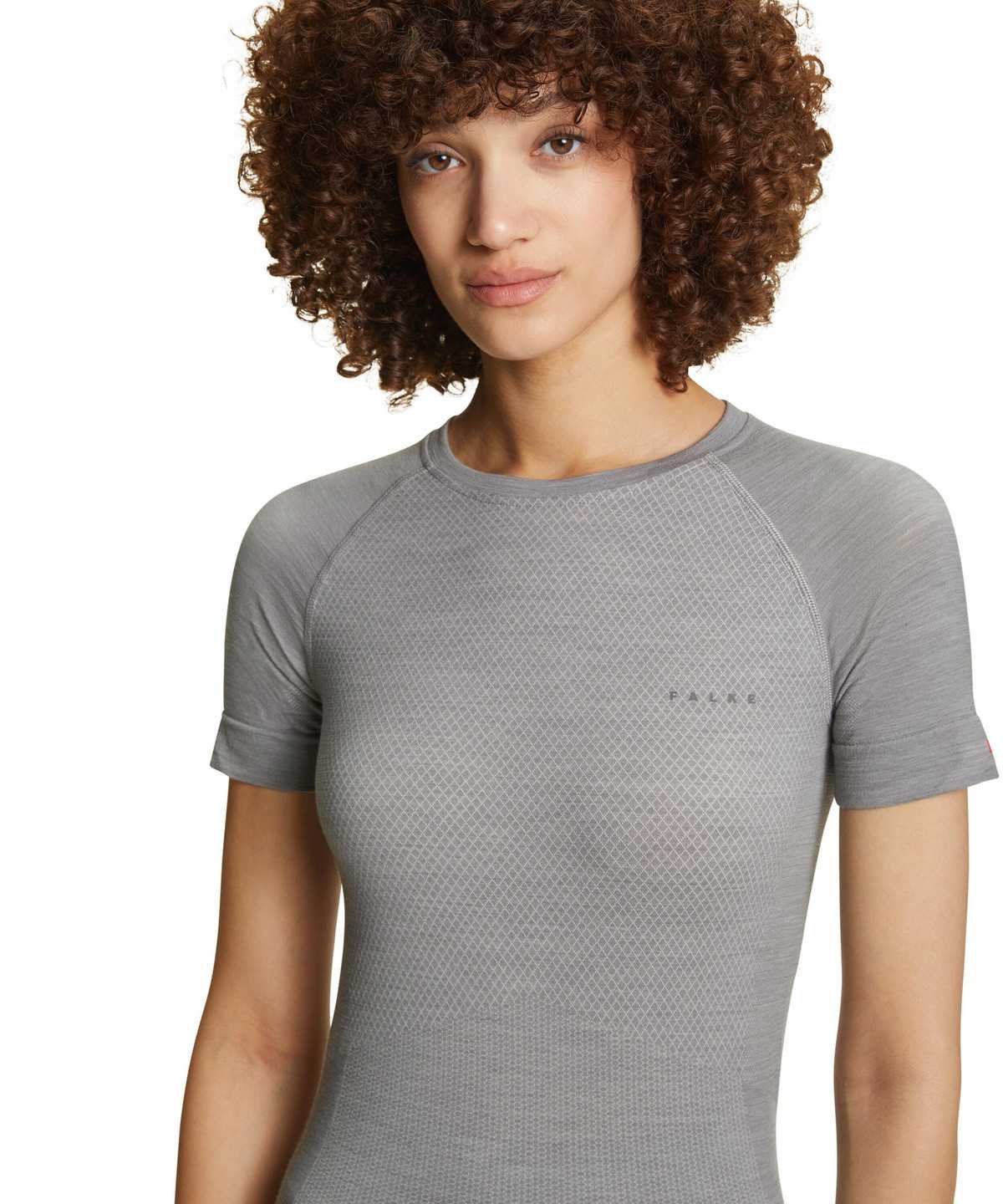 Falke T-Shirt Wool-Tech Light Kurzarmhemd Damen Grau | 2805143-UJ